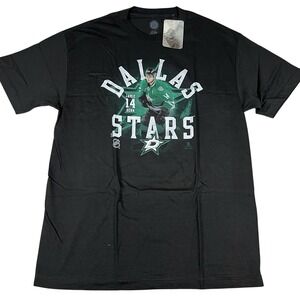 NHL Dallas Stars Jamie Benn 14 Black Graphic T-Shirt Mens Large New With Tags